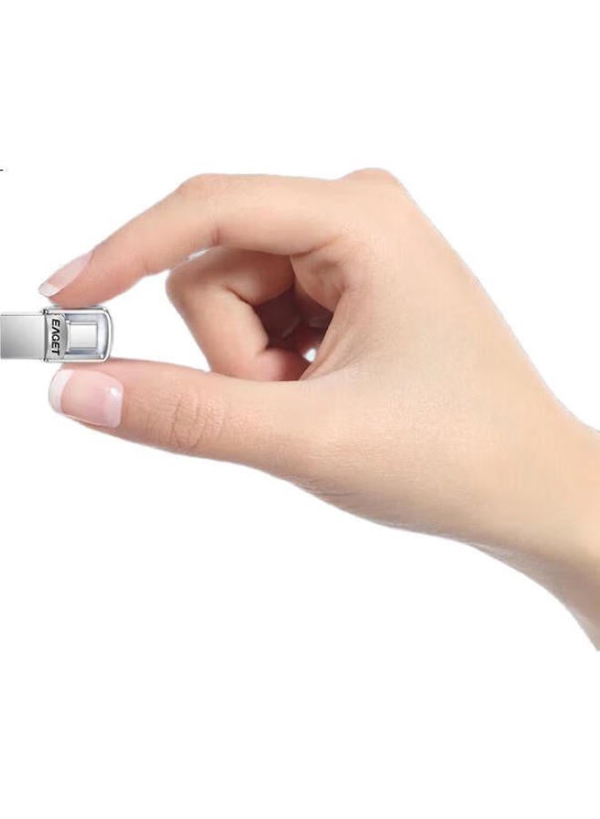 Eaget 32Gb Type-C Usb3.2 Dual-Interface Flash Drive, Cu20 High-Speed All-Metal Mini Usb Drive For Phones, Computers, Study, Office, Universal, Car Use - Image 2