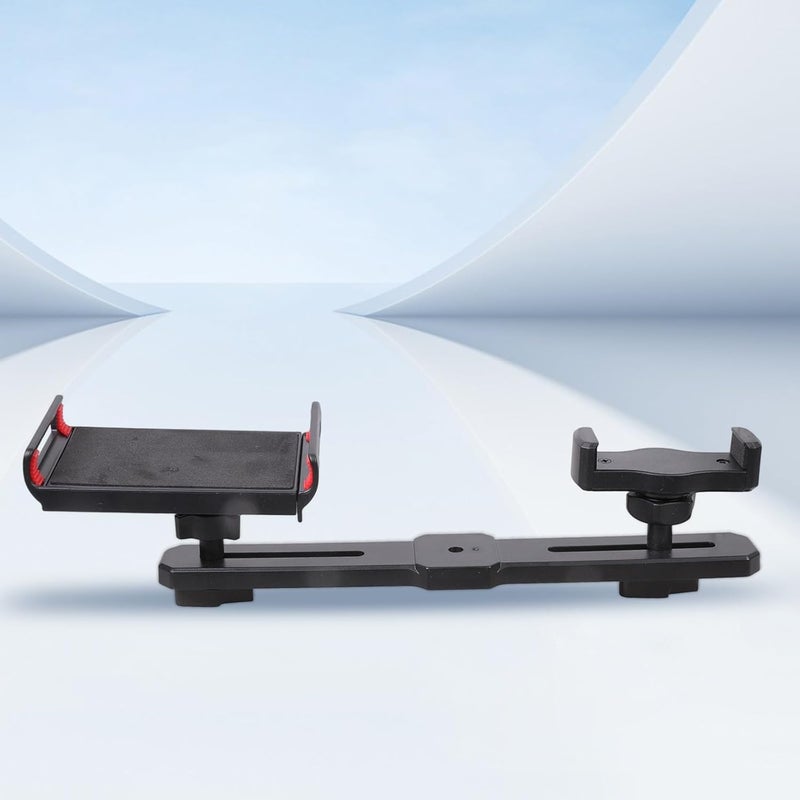 Multiple Angles Phone Tablet Clamp Double Screw Mount for Photography Streaming Antislip Design Stand - Image 5
