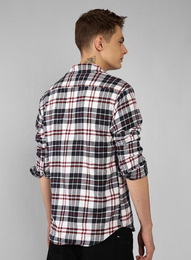 Dennis Lingo Plaid Flannel Long Sleeves Shirt - Image 4