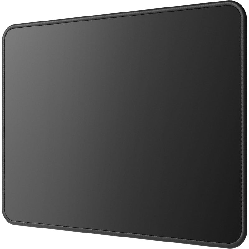 MROCO Gaming Mouse Pad [40% Larger] with Non-Slip Rubber Base, Premium-Textured Waterproof Surface, Stitched Edges, Computer & Gaming Mouse Mat for Laptop, Office & Home, 12.6 x 10.8 in, Black - Image 1