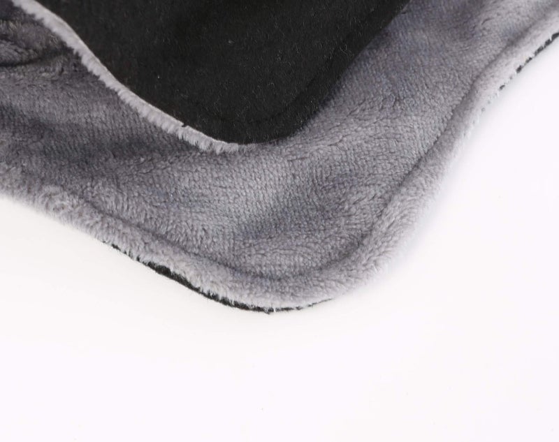 Connectyle Mens Fleece Lined Skull Cap Warm Winter Beanie with Ear Covers Running Cycling Sports Hat Black - Image 5