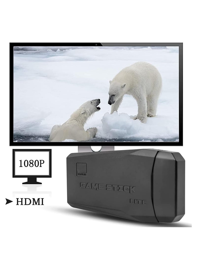 ELTRAZONE M8 Wireless HDMI High-Definition Game Console,Built-in 10000+ Games with Hidden USB Flash Drive Design ,Plug and Play Video Game Stick,Supports 9 emulators, 64G - Image 3