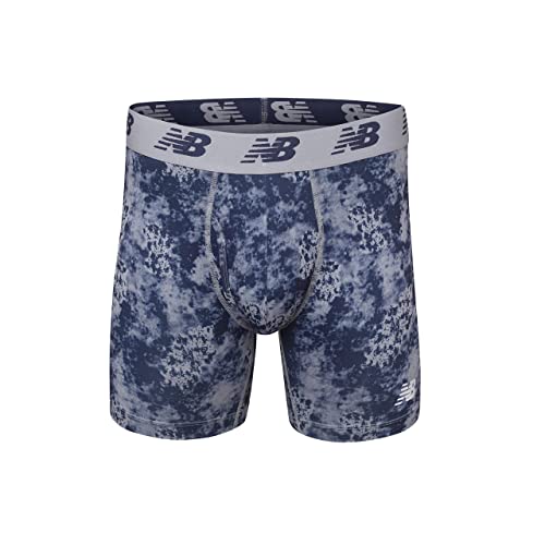 New Balance Men's Big and Tall 6" Boxer Brief Fly Front with Pouch, 3-Pack of Big Man Boxers - Image 2