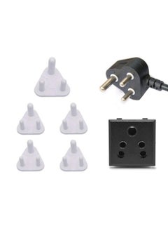 Safe-O-Kid ® Socket Guards For Baby Safety, Pack Of 10, White  - Image 5