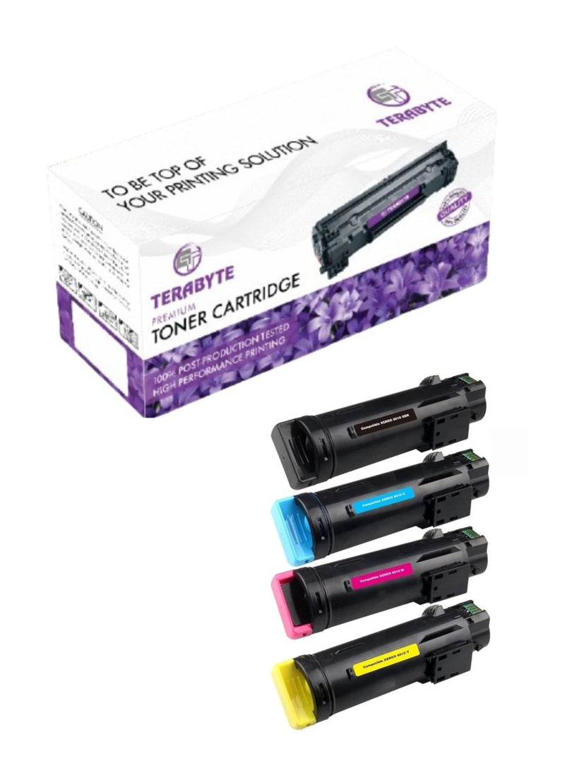 Terabyte XE-6510 4-Color Set Compatible Toner Cartridge for 6510 6515 6510DNI 6510DN 6510N 6510DNM WorkCentre 6515DNI 6515DN 6515DNM 6515N Printers - Image 1