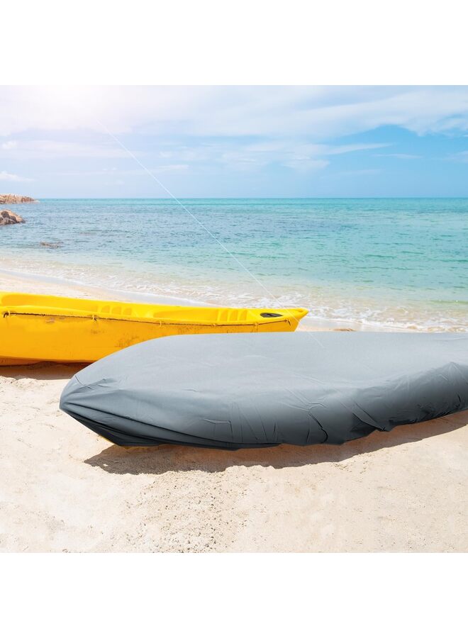 Generic 420D Kayak Cover Waterproof, Kayak Covers for Outdoor Storage, Heavy Duty Protection Paddle Board Covers Canoe Cover, 10.2-11.5ft / 11.8-13.1ft(3.5)  - Image 3