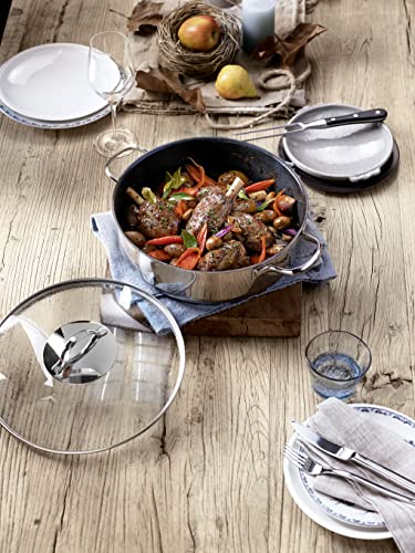 WMF 0761406380 Serving and Braising Pan with Glass Lid Diameter 28 cm - Image 2