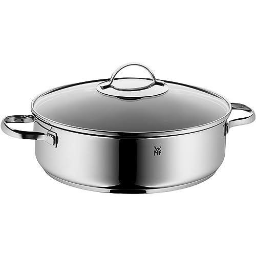 WMF 0761406380 Serving and Braising Pan with Glass Lid Diameter 28 cm - Image 1