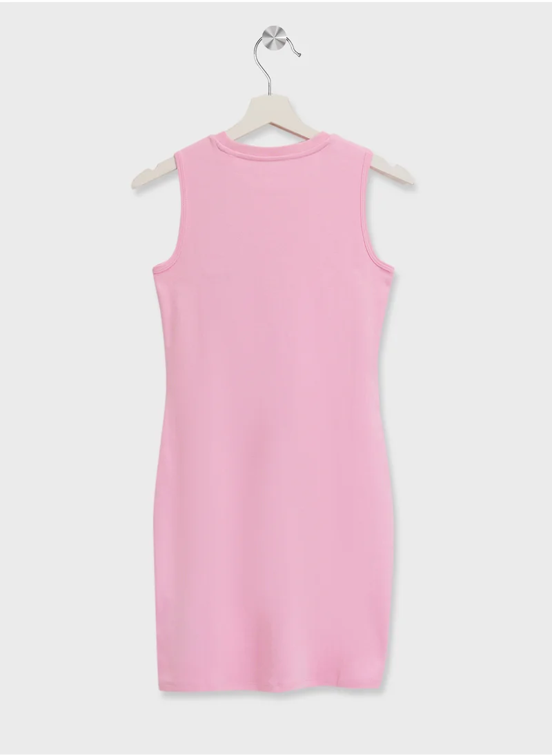 جس Kids Interlock Dress