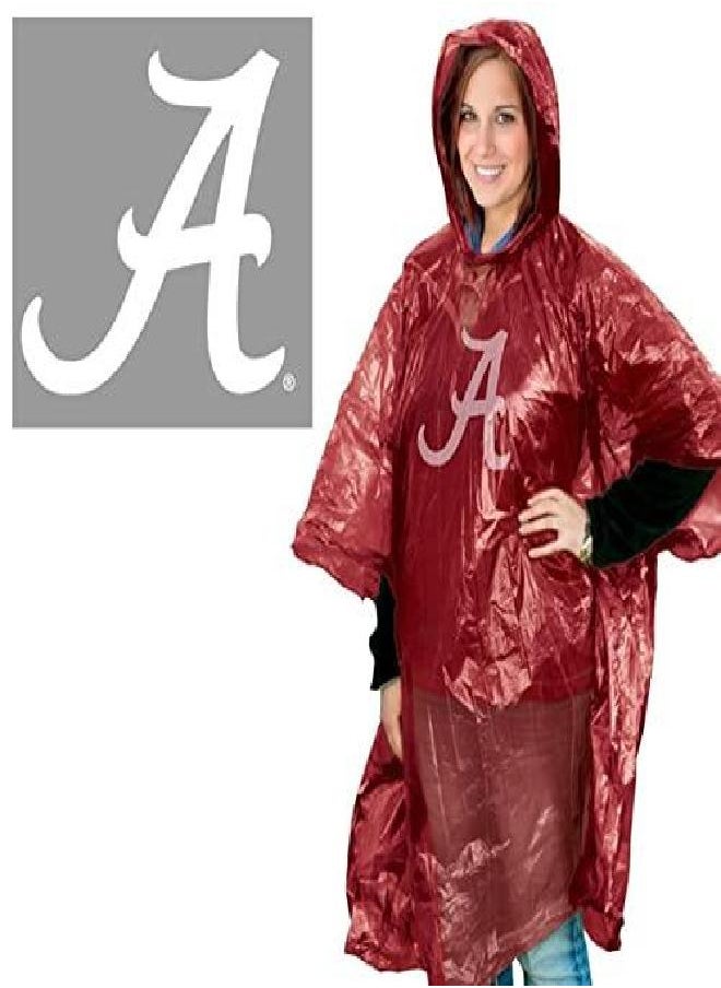 WinCraft NCAA Alabama Crimson Tide Rain Poncho, Team Colors, One Size - pzsku/Z2542DD505FDC7D31833BZ/45/_/1686210905/8925dff2-d040-4b7a-8973-03151f7b23b7