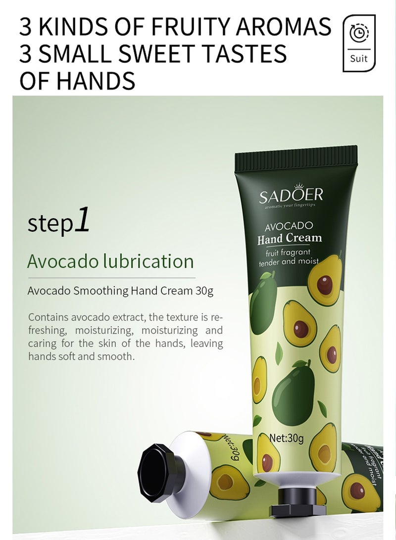 SADOER 5 Pack Hand Cream Gifts Set For Women,Hand Lotion Travel Size in Bulk For Dry Cracked Hands,Mini Hand Lotion For Festival Gift,Natural Plant Fragrance Mini Hand Lotion Moisturizing Hand Care Cream  - Image 4
