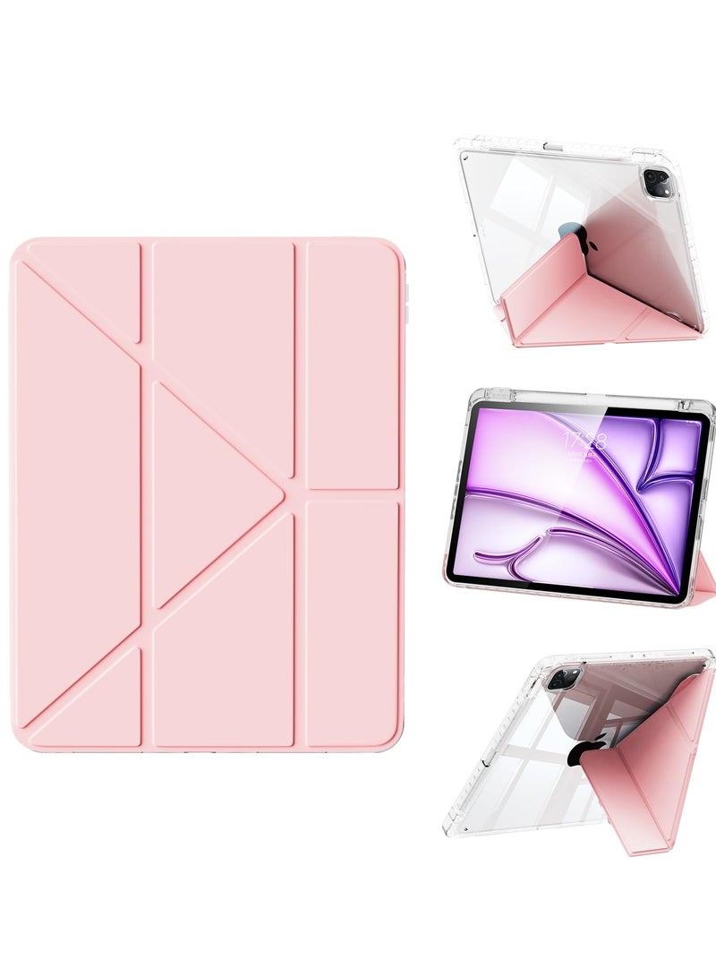 فوميمو جراب لجهاز iPad (A16) مقاس 11 بوصة من الجيل 2025/جراب لجهاز iPad 10 مقاس 11 بوصة من الجيل العاشر 2022 جراب لجهاز iPad 10 مقاس 11 بوصة من الجيل العاشر مع حامل رفيع وغطاء خلفي شفاف ناعم مع حامل قلم رصاص وغطاء ذكي لجهاز iPad مقاس 11 بوصة من الجيل العاشر 2022/10.9 بوصة من الجيل العاشر 2022 - Image 1