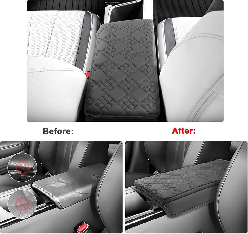 SXCY for 2025 2026 Nissan ADX Armrest Cover Pad for 2025 2026 Nissan ADX Accessories 2025 ADX Center Console Cover 2026 ADX Middle Console Cover w/Soft Cotton Cushion (Added-Pad) - Image 2