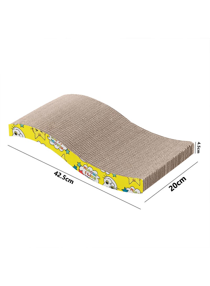 MARGOUN Cat Scratcher Cardboard Cat Scratch Pad with Premium Scratch Textures Design Durable Cat Scratching Pad Reversible - Image 3