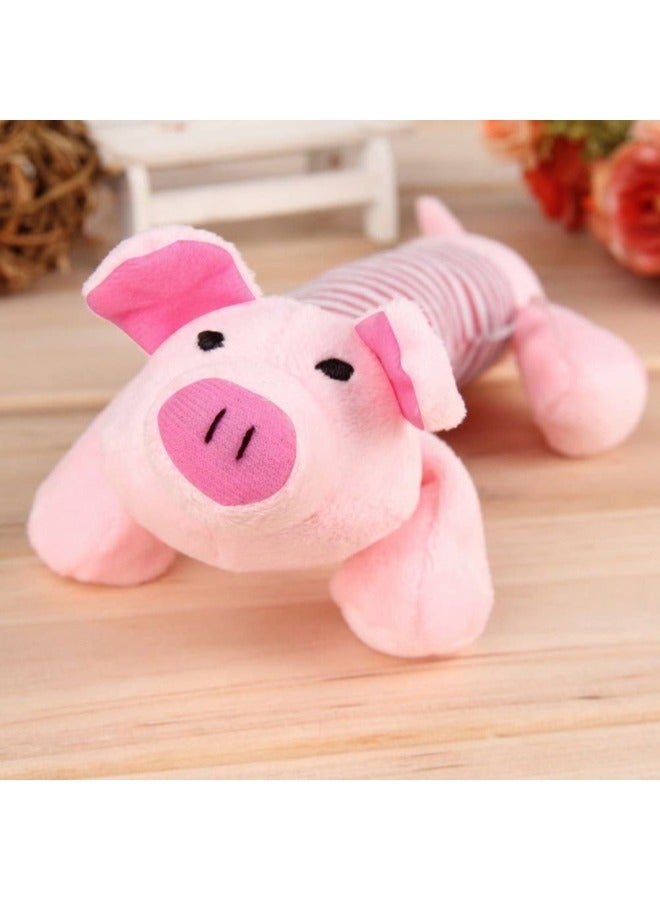 PETSARY Pet Dog Cat Funny Fleece Plush Long Dog Toy | Puppy Squeaky Doggie Chew Sound Toy Plush Toys | Small Dog Pink for Small and Medium Dogs - Image 5