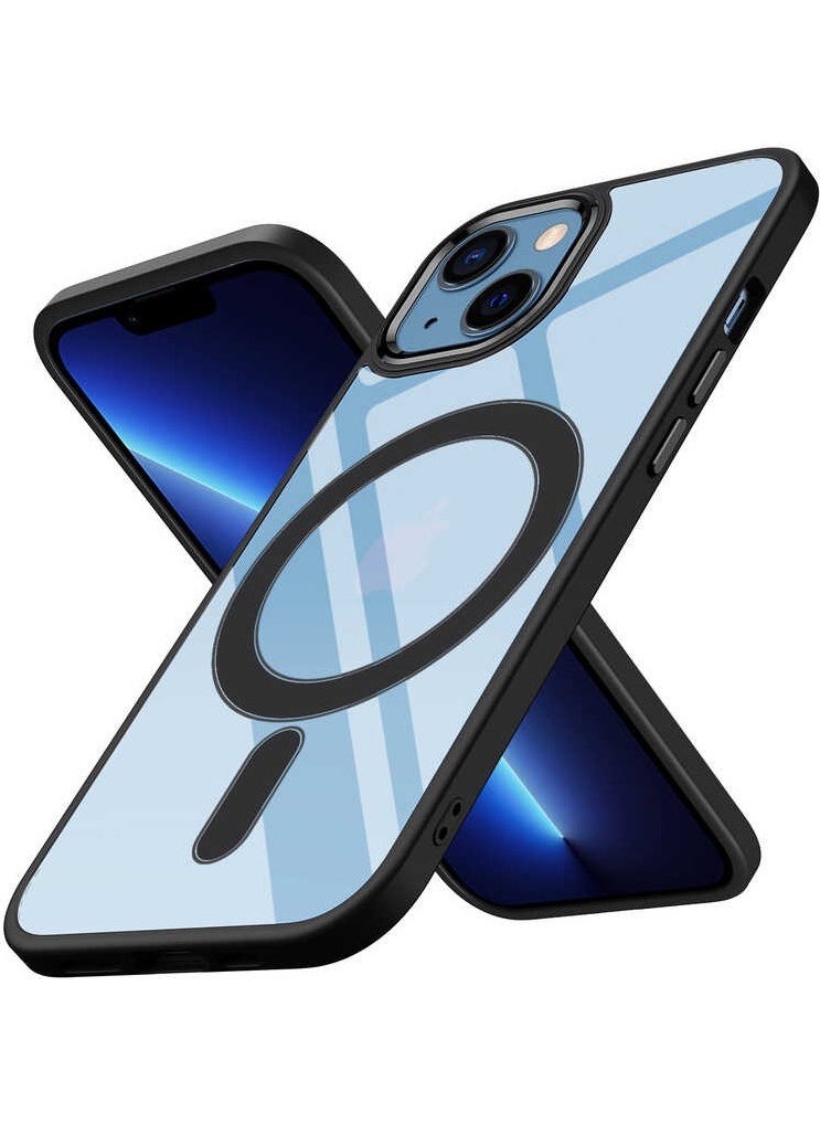FUJİMAX - FUJIMAX Apple iPhone 13 Case with Wireless Charging Fujimax Chrome Magsafe Silicone Cover - Image 1
