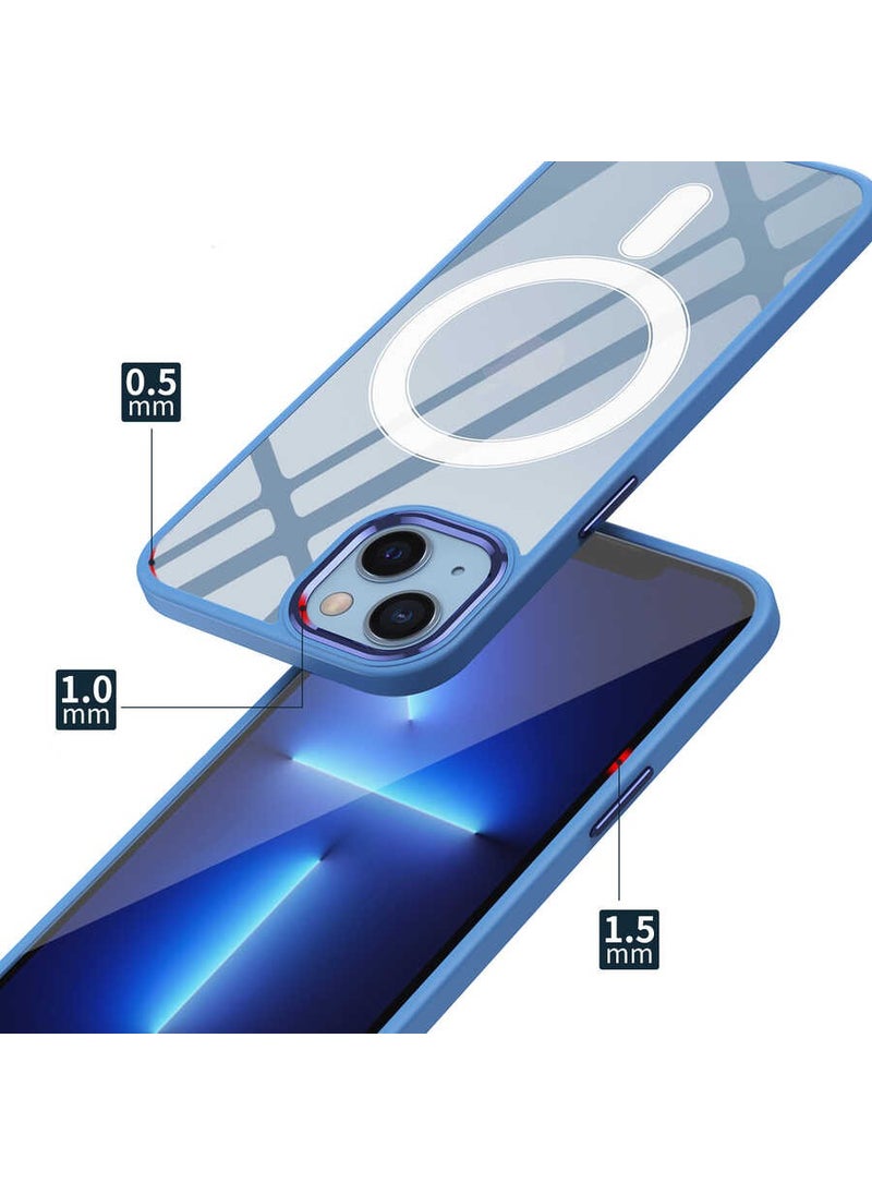 FUJİMAX - FUJIMAX Apple iPhone 13 Case with Wireless Charging Fujimax Chrome Magsafe Silicone Cover - Image 1