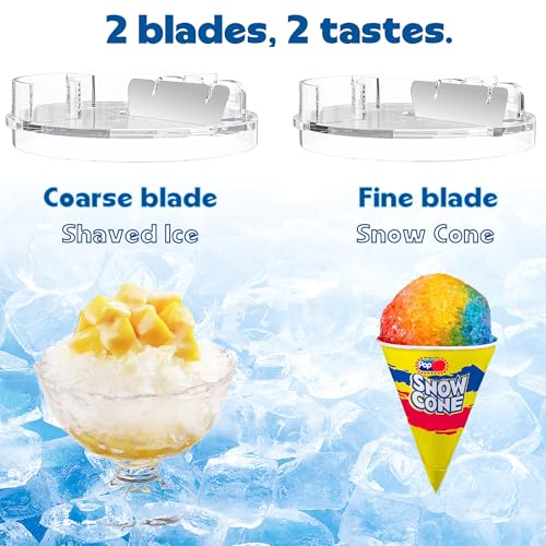 Eascandy Shaved Ice Attachment for KitchenAid Stand Mixer, Snow Cone Maker for KitchenAid with 8 Ice Molds, Stainless Steel Blade Ice Shaver Attachment for Kitchen Aid Mixer - Image 2