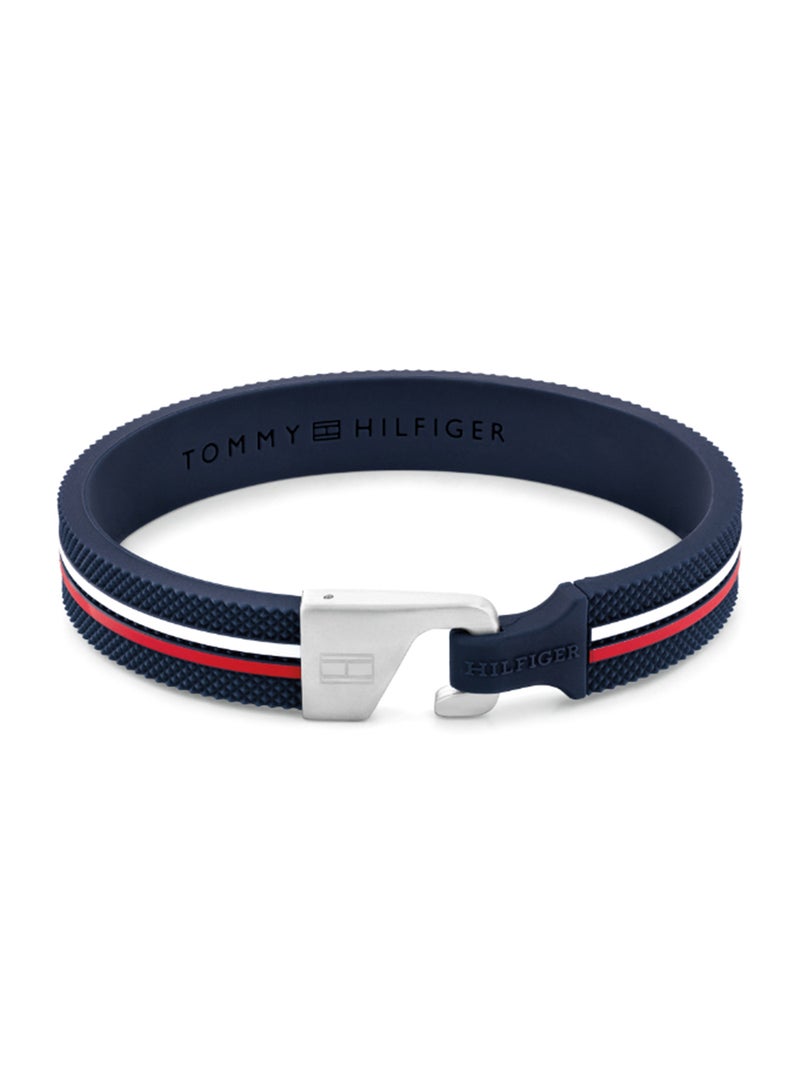 TOMMY HILFIGER سوار سيليكون للرجال من تي إتش جولري كلارك - 2790606 - Image 1