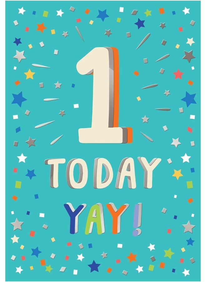 UK Greetings - UK Greetings 1 Today Yay! Birthday Card - Image 1
