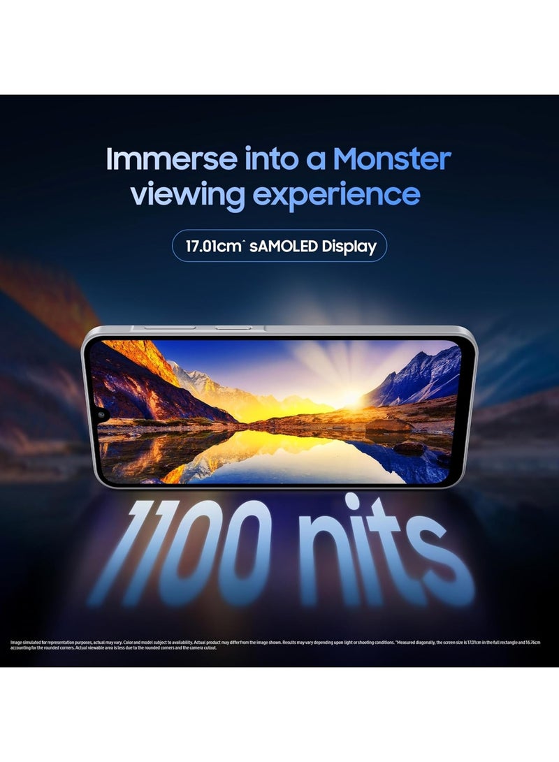 Samsung Galaxy M17 5G (Moonlight Silver, 4GB RAM, 128GB Storage)| Circle to Search| Gemini Live| 50MP OIS Triple Camera| IP54 Rating| Gorilla Glass Victus| AI| 6 Gen of OS Upgrades| Without Charger -Indian Version - Image 5