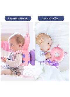 NNEWVANTE Baby Head Protection Pillow Head Protection Backpack Safety Pads Adjustable Size Baby Head Protector for 4-24 Months Toddler Baby Safety Helmet Baby Harness Baby Walking(Butterfly)  - Image 5