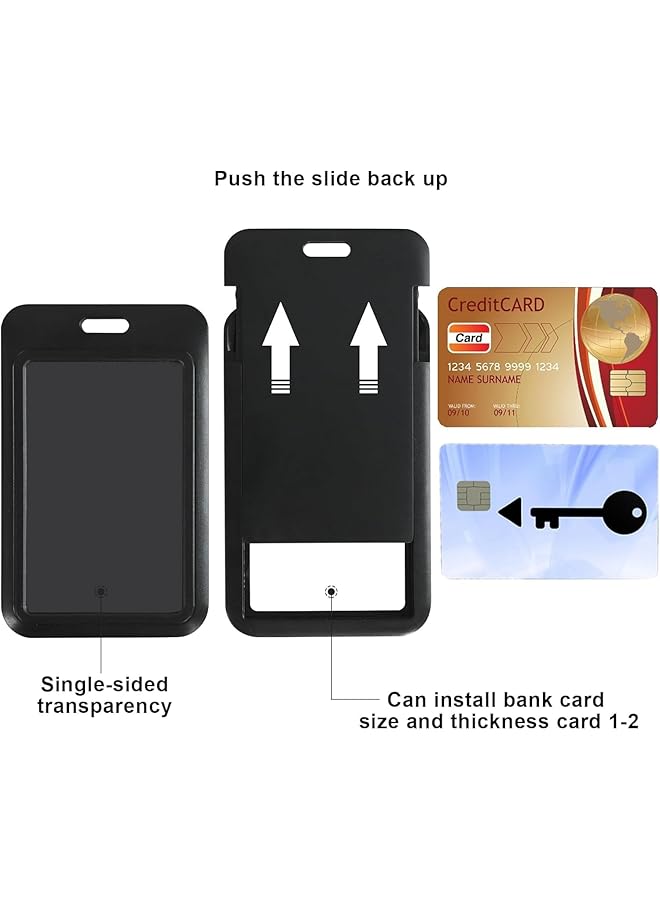 erorex Retractable Id Badge Holder With Breakaway Lanyard Heavy Duty Badge Reel Detachable Keychain Cruise Ship Cards Holder For Nurse Officer Teacher Security Staff Women Men  - Image 3
