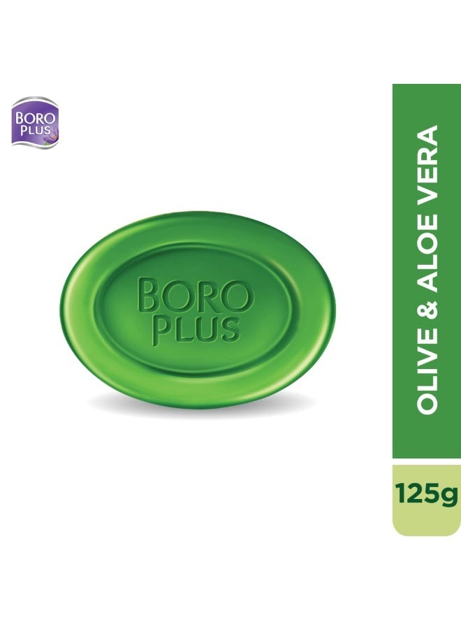 BOROPLUS Glycerine Bathing Bar With Olive & Aloe Vera 125 G - Image 3