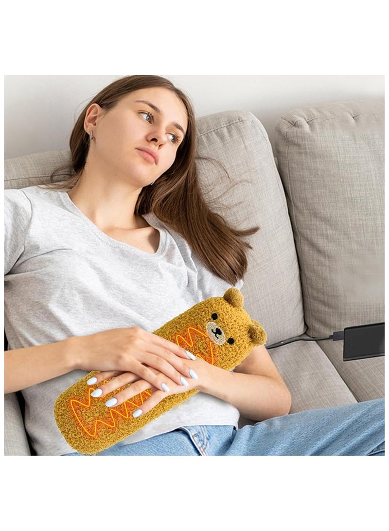 general Heated Stuffed Animals Adjustable Plug Heater Heating Pad Cat Heating Pad USB Heating Pad Animal Heating Pad with Timer for Home Company Car Travel - Image 3