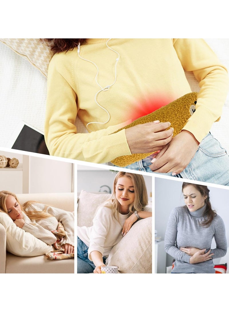 general Heated Stuffed Animals Adjustable Plug Heater Heating Pad Cat Heating Pad USB Heating Pad Animal Heating Pad with Timer for Home Company Car Travel - Image 4