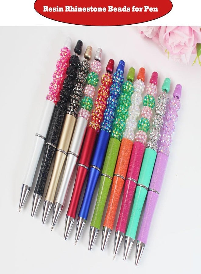 PAMIR TONG Assorted 12mm Resin Rhinestone Beads for Jewelry Making-96pcs-Sparkly Glitter Disco Ball Beads for Bracelets, Necklaces, Decorative Crafts - Perfect for DIY Jewelry, Keychains, and Hair Accessories - Image 4