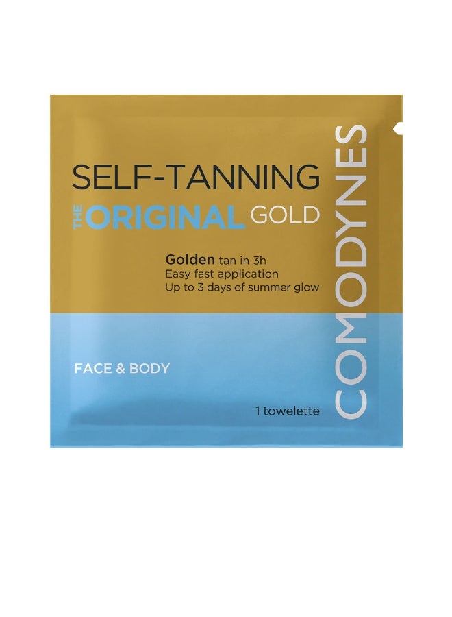 Comodynes Self-Tanning Natural & Fast Bronzing Towelette x1 - Image 1