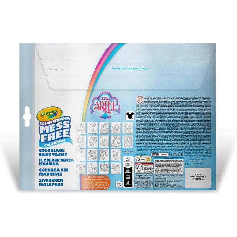 Crayola - Color Wonder Mess Free Ariel Colouring Set - 75-7018 - Image 4