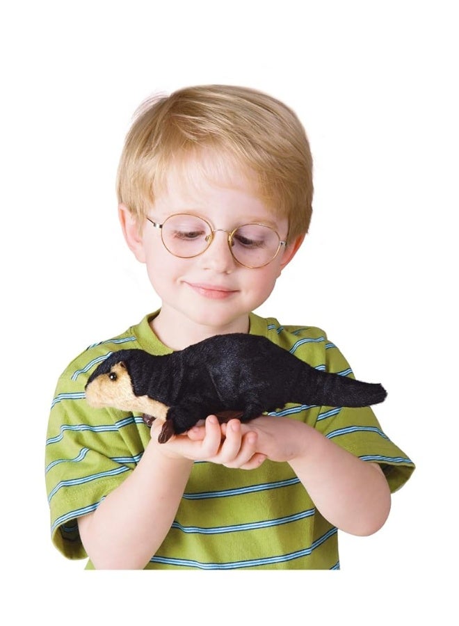 Folkmanis Mini River Otter Finger Puppet - Image 1