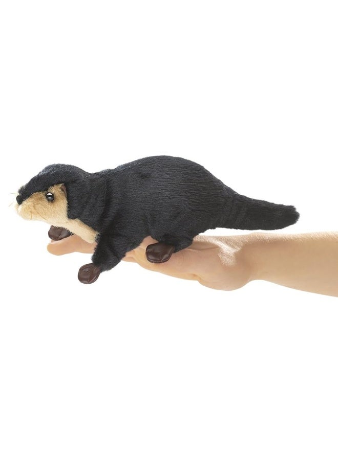 Folkmanis Mini River Otter Finger Puppet - Image 3