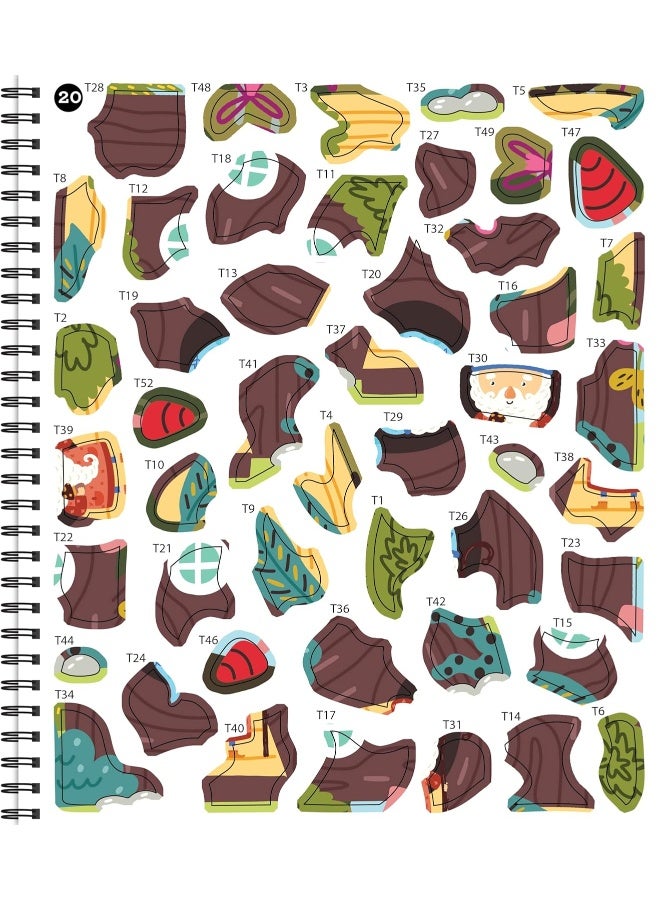 Brain Games - Sticker by Number: Magical Forest: Includes Glitter Stickers!  - Image 3