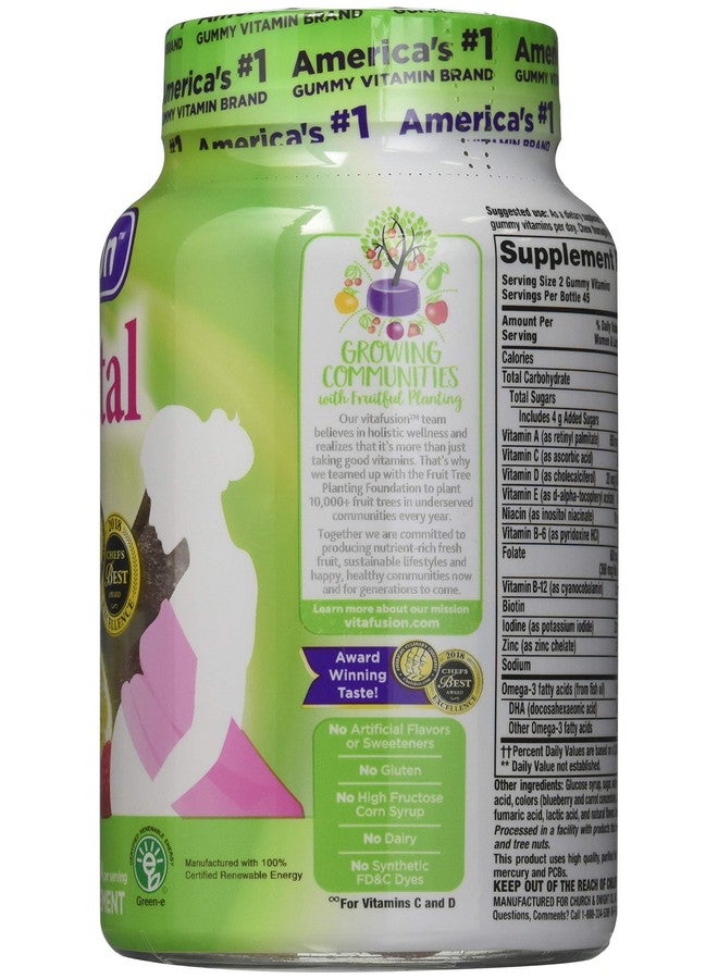 Vitafusion Prenatal Dha And Folic Acid Gummy Vitamins, 90 each by Vitafusion (Pack of 3) - Image 2