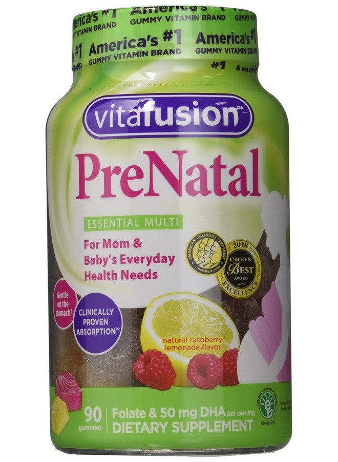 Vitafusion Prenatal Dha And Folic Acid Gummy Vitamins, 90 each by Vitafusion (Pack of 3) - Image 1