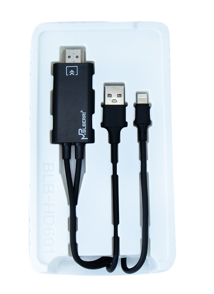 MP BLBERRI - Lightning to HDMI Cable 2K - Image 1