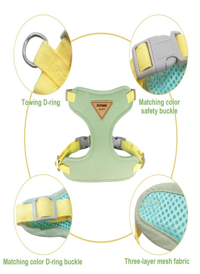 wanheart Cat Harness and Leash Set Escape-Proof Adjustable cat Leash and Harness Combo Suitable for All cat Breeds (Green, S) - Image 2