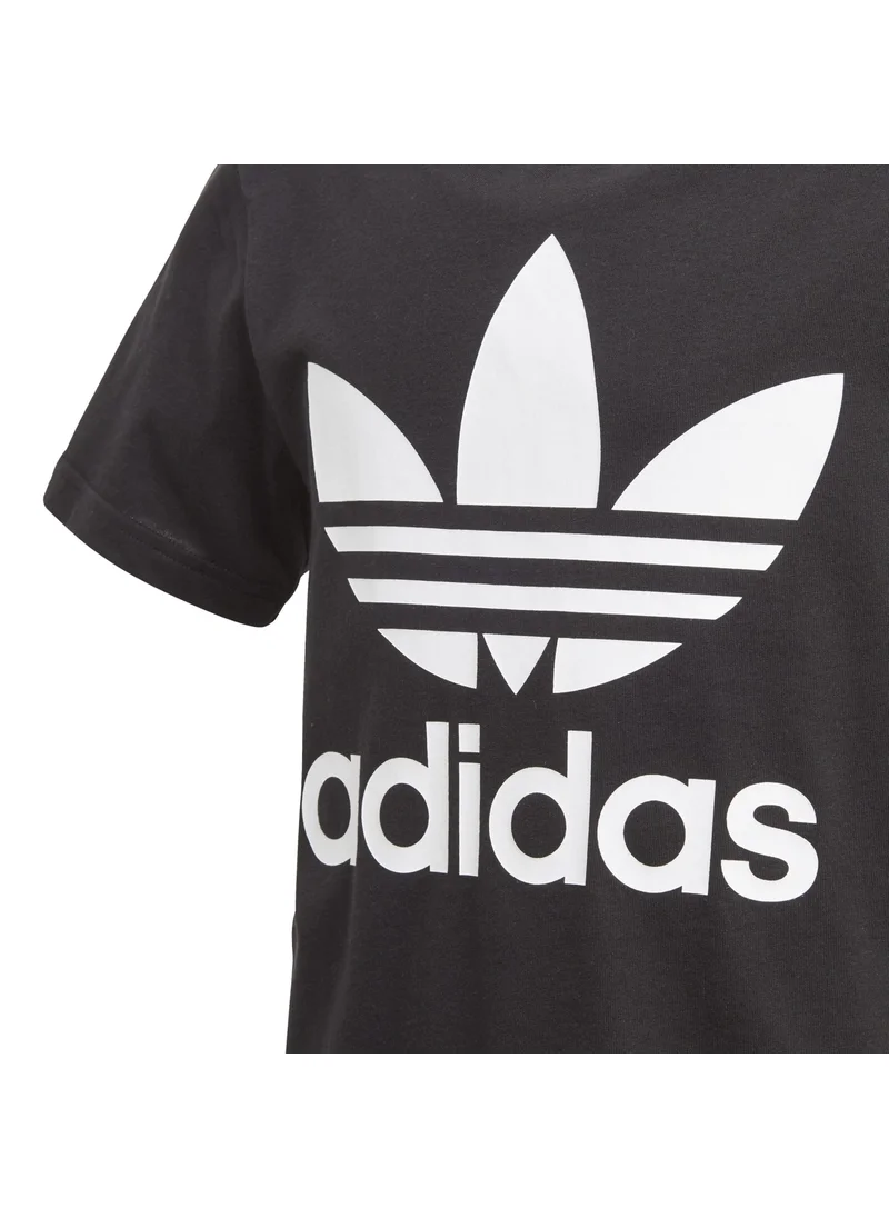 اديداس adidas TREFOIL TEE Black Originals Kids T-SHIRTS