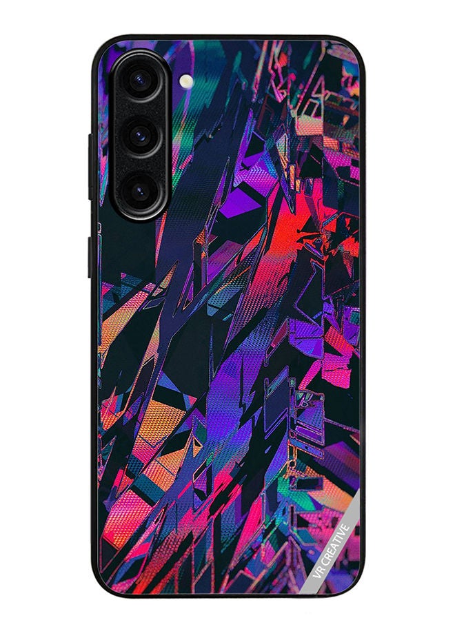 VR CREATIVE Protective Case Cover For Samsung Galaxy S23 Abstract Design Multicolour - Image 1