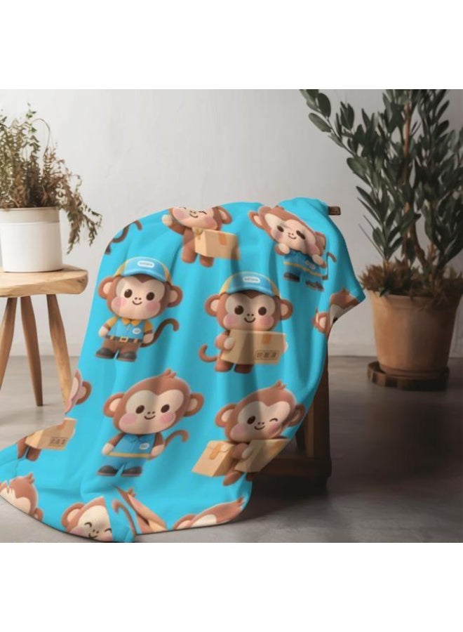 general Baby and children's cartoon flannel thin blanket (warm and comfortable, suitable for sleep, game use) 70cm*100cm - Image 5