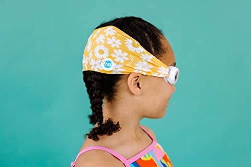 Splash Place KIDS SWIM GOGGLES with Fabric Strap - DAISY LOVE | Fun, Fashionable, Comfortable - Tangle-Free, Swimming Goggles for Kids, Comfy Fabric Strap Goggles - Image 5