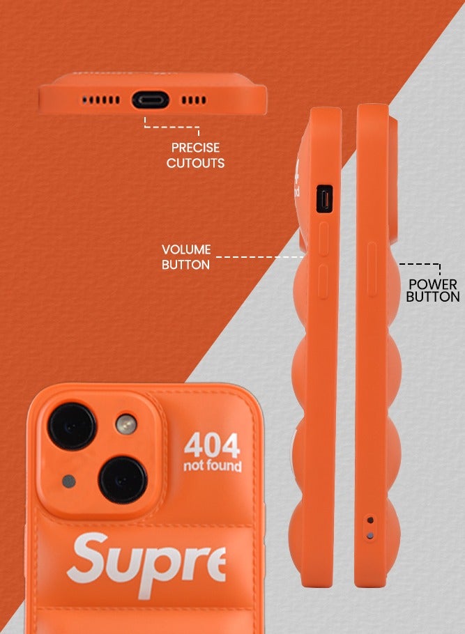 Supre حقيبة آيفون 14 أسلوب المنتفخ غطاء واقي ناعم - Image 3