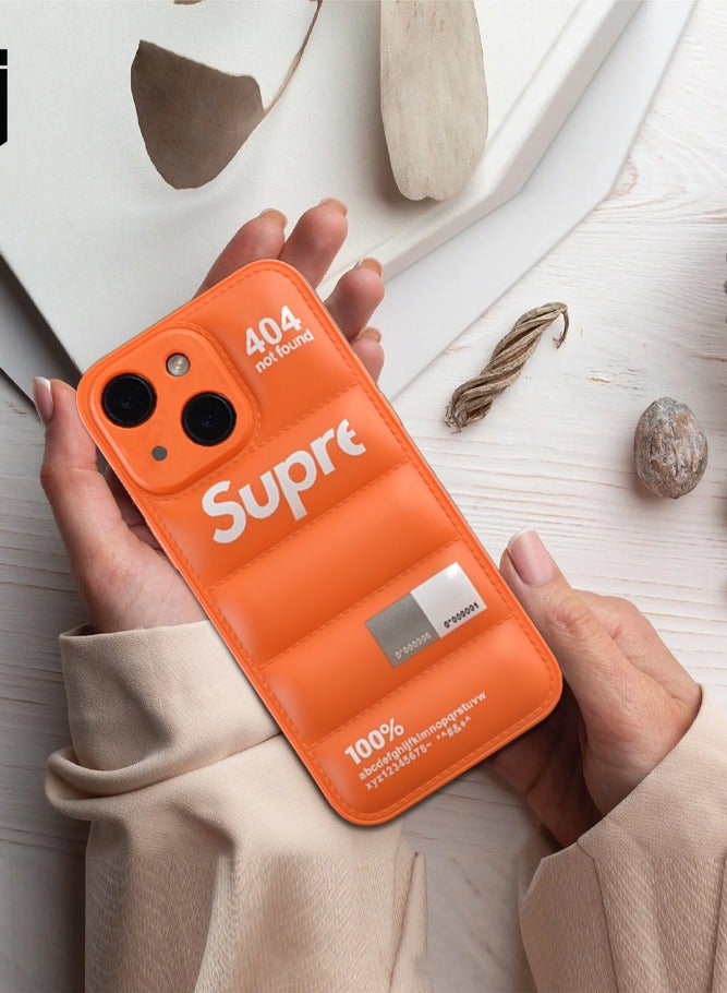 Supre حقيبة آيفون 14 أسلوب المنتفخ غطاء واقي ناعم - Image 4