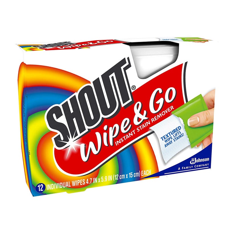 Shout Wipe & Go 12Ct Wipes 4 Pack, Multicolor,12 Count (Pack of 4) - Image 4