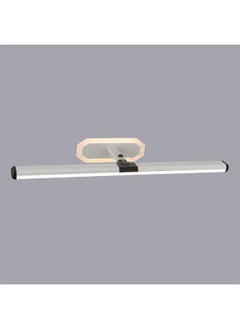 DANUBE HOME Danube Home Davinci Modern Wall Sconce Light For Wall Mirror| Indoor Wall Light With Inbuilt LED(Included)| 19W LED Light| Polycarbonate+Aluminium Frame, White Finish - L42xW7xH20cm (1 Year Warranty) 