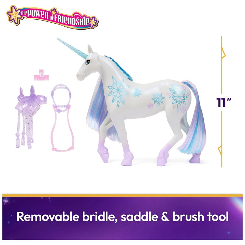 Unicorn Academy, Power of Friendship Glacier, Easter Gifts Idea, Dolls & Unicorn Toys for Girls, Includes Translucent Saddle & Bridle, 11â€ - Image 3
