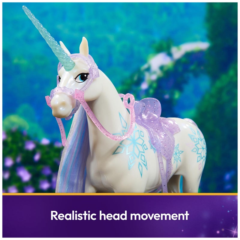 Unicorn Academy, Power of Friendship Glacier, Easter Gifts Idea, Dolls & Unicorn Toys for Girls, Includes Translucent Saddle & Bridle, 11â€ - Image 5